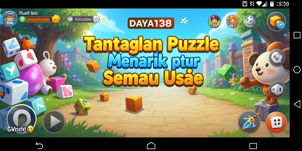 Tampilan menarik gameplay Puzzle yang menantang.