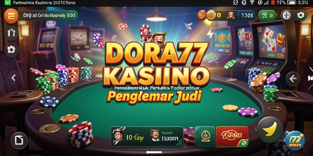 Tampilan gameplay DORA77 yang seru dan mendebarkan di Kasino.