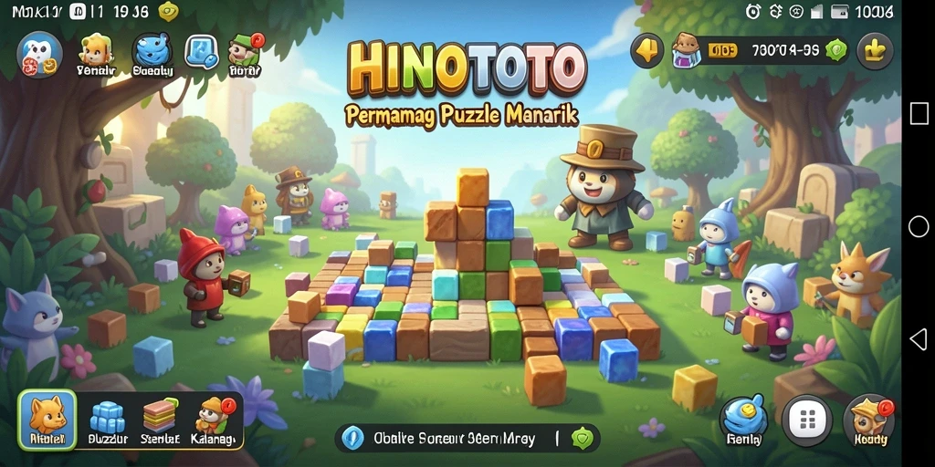 Gameplay seru HINOTOTO yang menantang pemain untuk berpikir cepat.