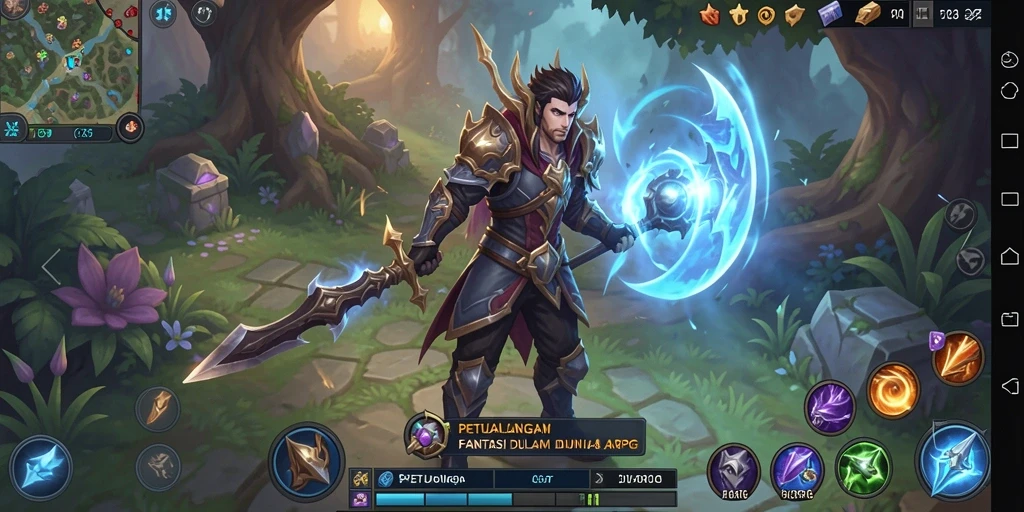 Tampilan gameplay menegangkan dalam dunia ARPG yang menakjubkan.