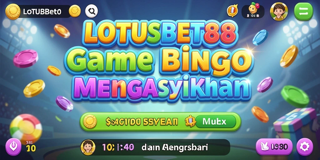 Tampilan gameplay Bingo seru di LOTUSBET88.