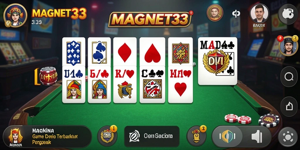 Tampilan gameplay seru dalam MAGNET33 dengan aksi Domino yang mendebarkan.