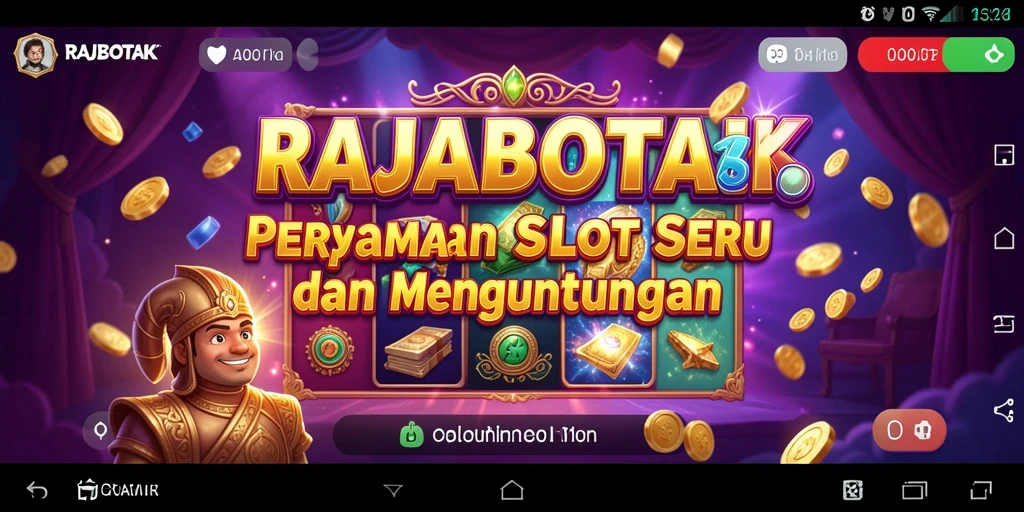 Screenshot gameplay RAJABOTAK menampilkan momen seru saat bermain Slot.