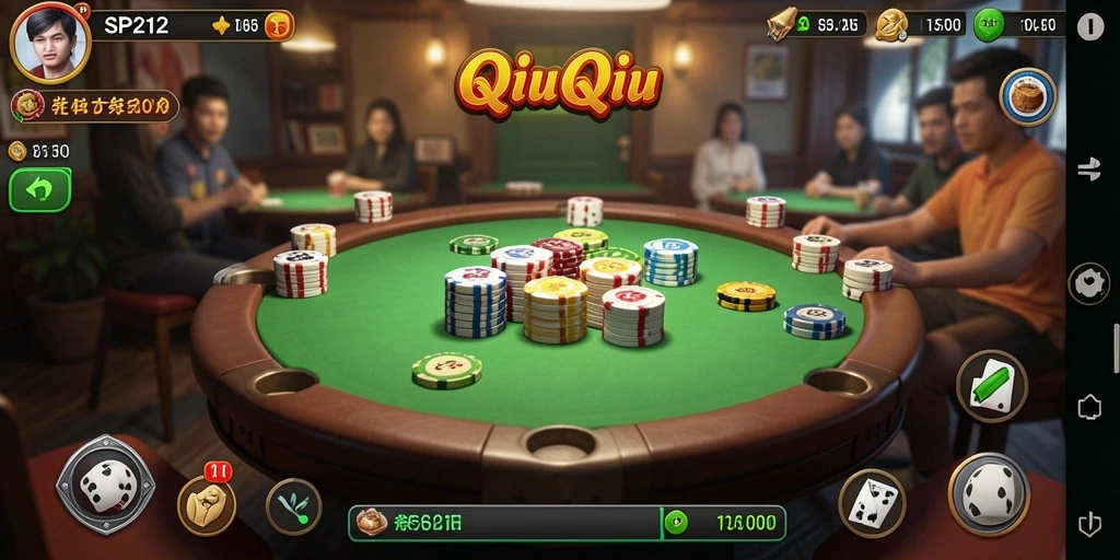 Tampilan menarik dari gameplay SP212 QiuQiu.