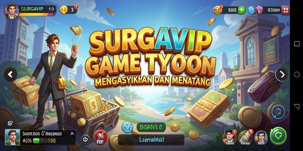 Tampilan gameplay SURGAVIP yang mengasyikkan dan penuh strategi.