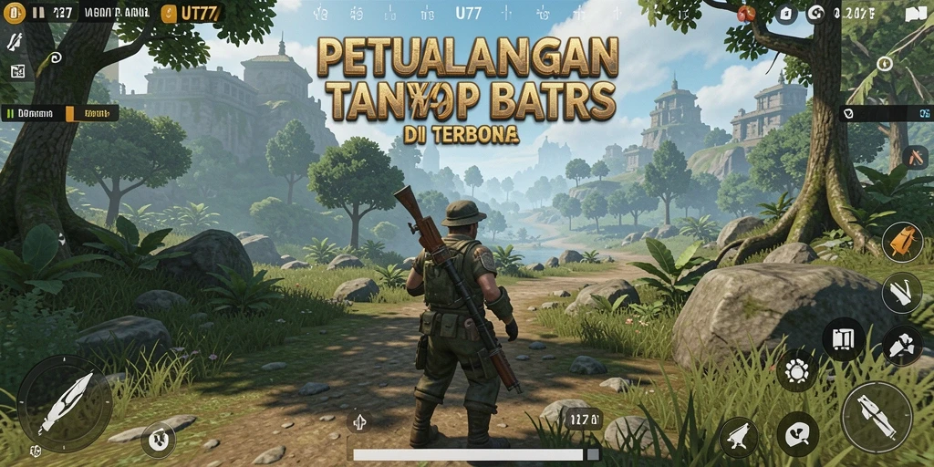 Tangkapan layar UT77 menampilkan aksi seru di dunia terbuka.