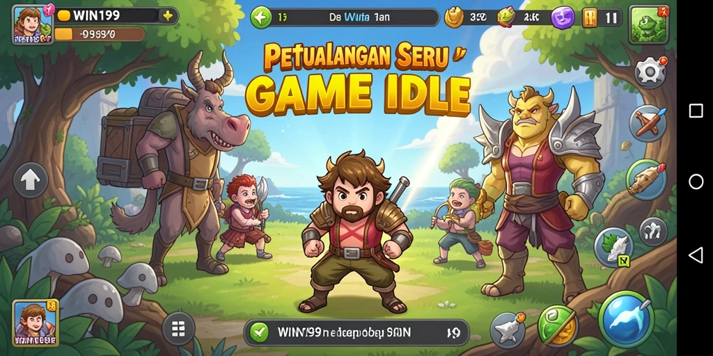 Tampilan gameplay seru dari WIN199, menyenangkan dan mengasyikkan.