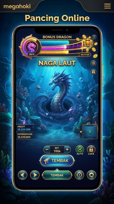Proses unduh yang cepat di aplikasi megahoki.